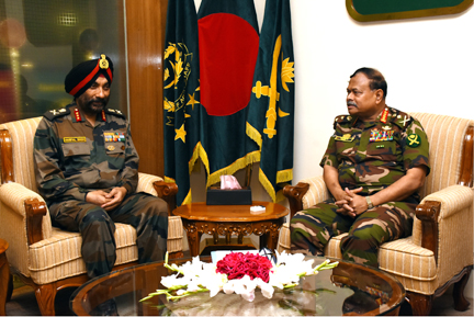 Indian official meets Bangladesh official